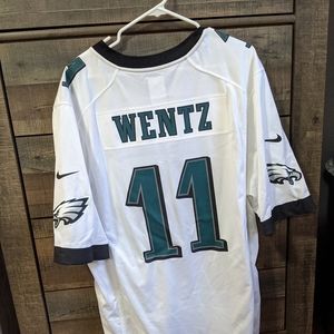 White Carson Wentz Philadelphia eagles jersey